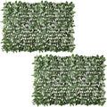 2PCS Artificial Expandable Laurel Leaf Privacy Fence Screen - Single