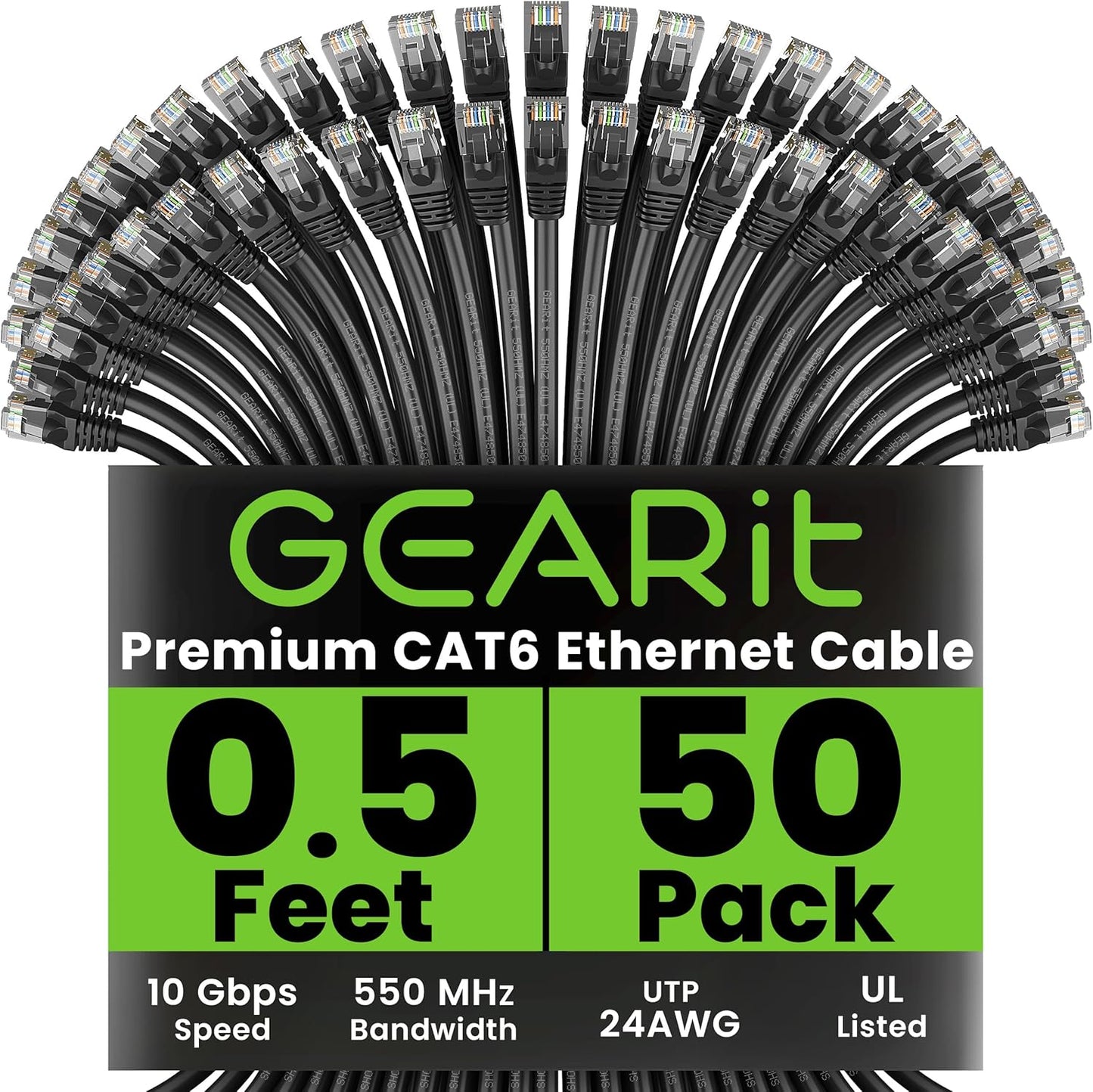High-Performance Cat 6 Ethernet Cable Pack for Reliable Networking