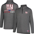 Ultra Game NFL Super Soft Quarter Zip Long Sleeve T-Shirt (Style 5DJP)