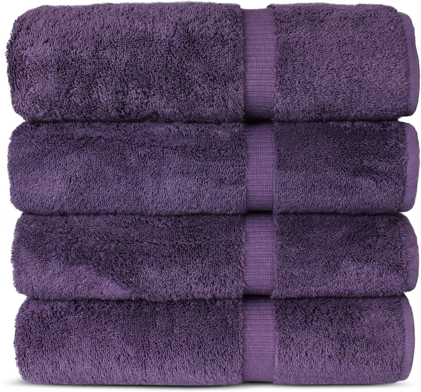 Chakir Turkish Linens Premium Cotton Bath Towels - 4-Piece Set