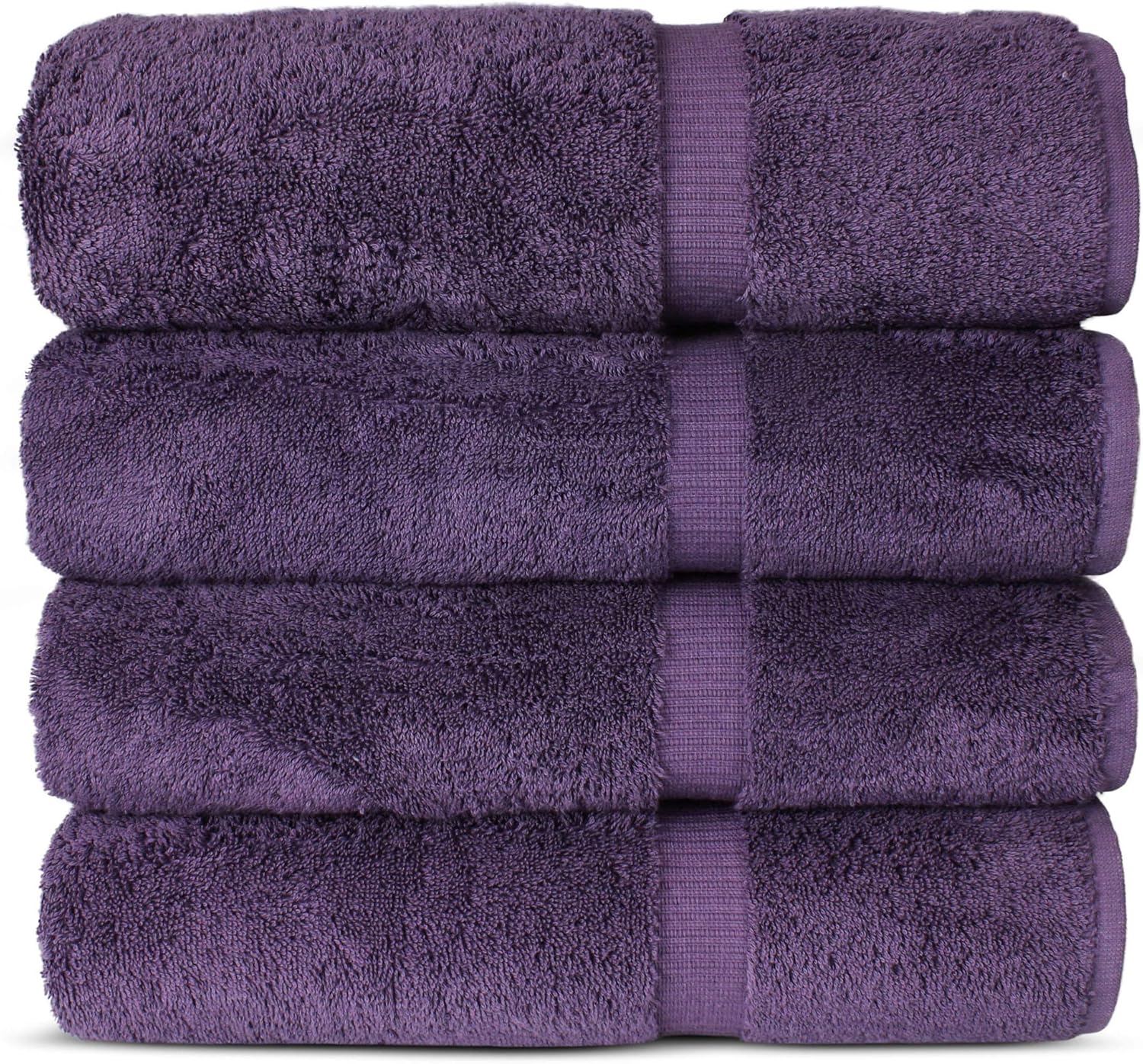 Chakir Turkish Linens Premium Cotton Bath Towels - 4-Piece Set