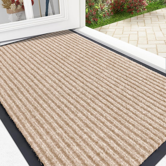 OLANLY Waterproof Heavy Duty Doormat for Indoor Outdoor Use