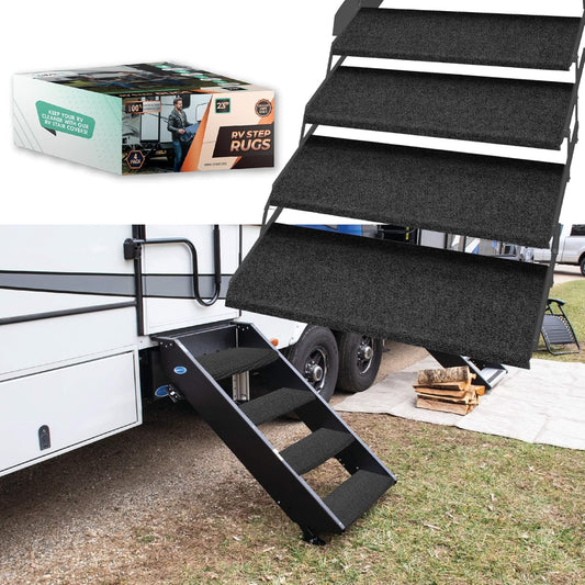 LATCH.IT RV Step Covers 4 Pack for 8-11in Deep RV Stairs