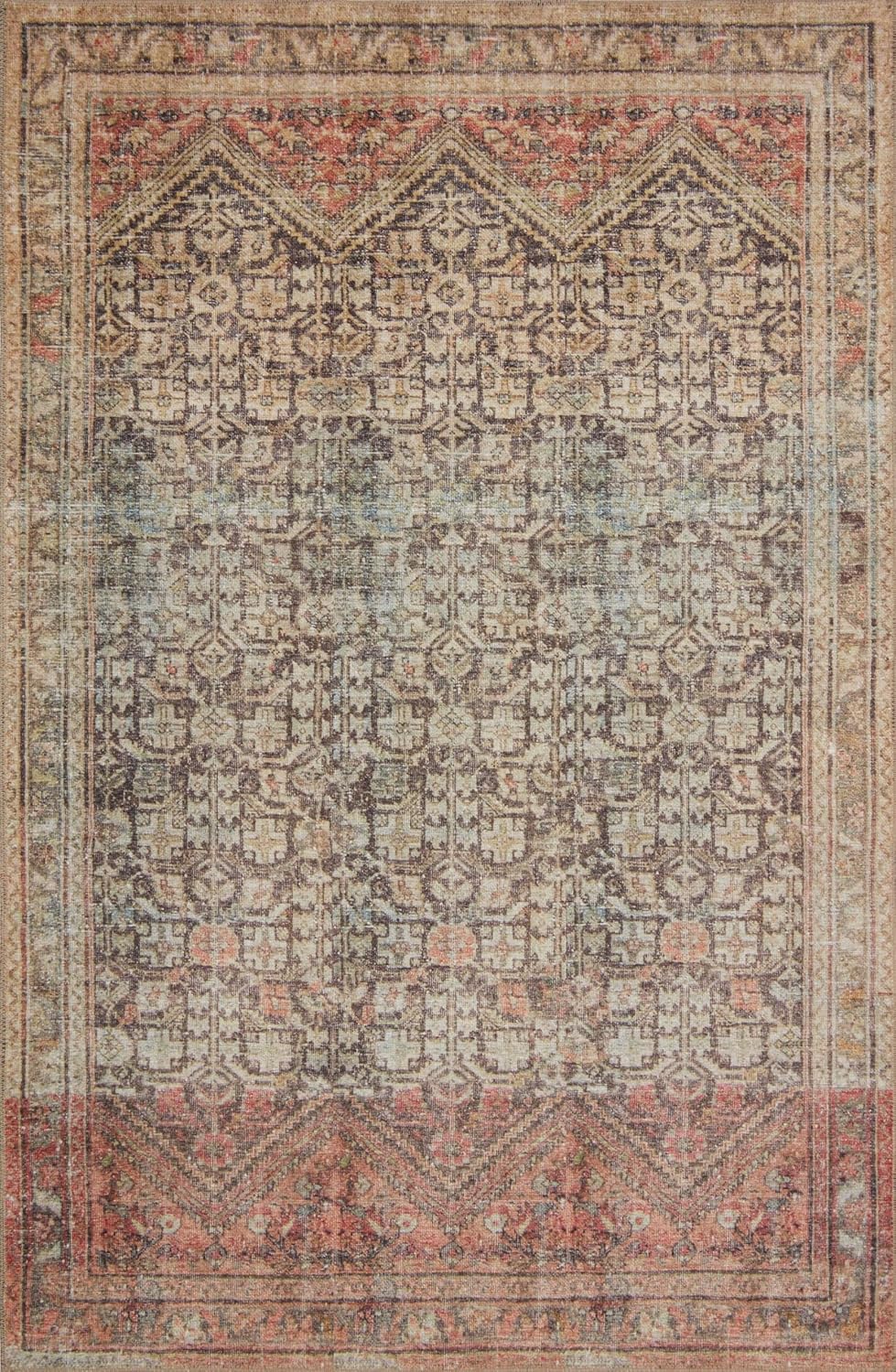 Loloi Loren Collection Accent Rug in Charcoal/Multi for Any Room