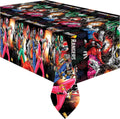Power Rangers Table Cover Pack of 2 - Large 54in x 108in Tablecloth