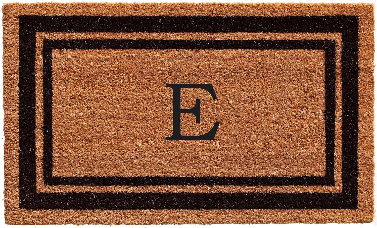 Calloway Mills Monogram Doormat Letter E - Durable 36x72 in