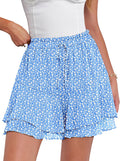 Caracilia Women's Boho Mini Skorts for Casual Beach Style