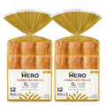 Hero Hawaiian Rolls (2 Packs of 12) - Low Carb Soft Dinner Rolls