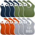 Large Waterproof Bibs Outdoor Collection - Extra Coverage 4pk 12pk