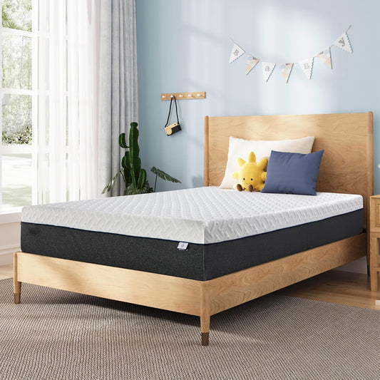 10 Inch Green Tea Memory Foam Twin Mattress for Cool Sleep