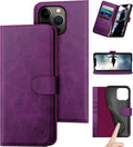 iPhone 14 Pro Max Genuine Leather Wallet Case with RFID Blocking