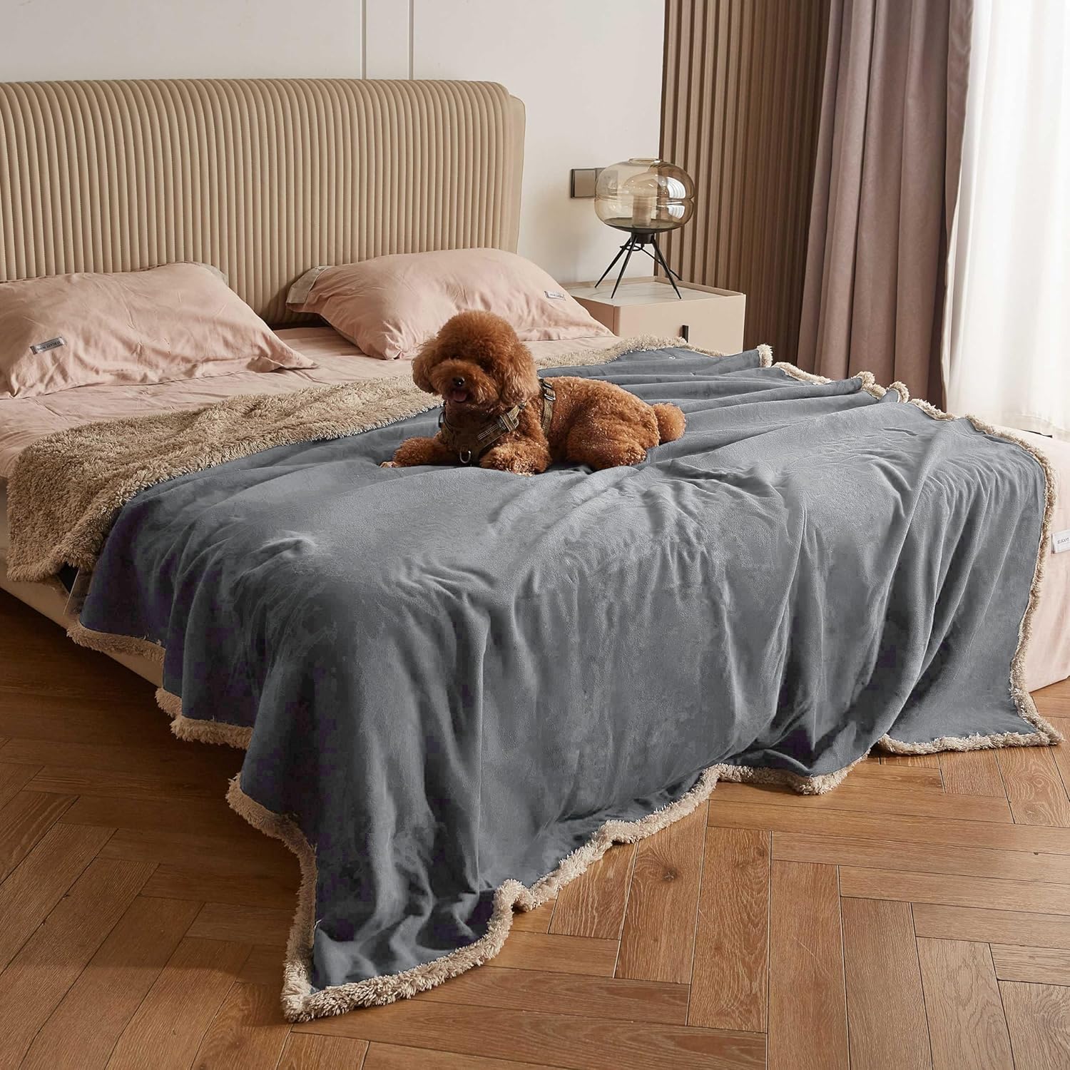 Kritter Planet Waterproof Bed Blanket for Couples - King Size