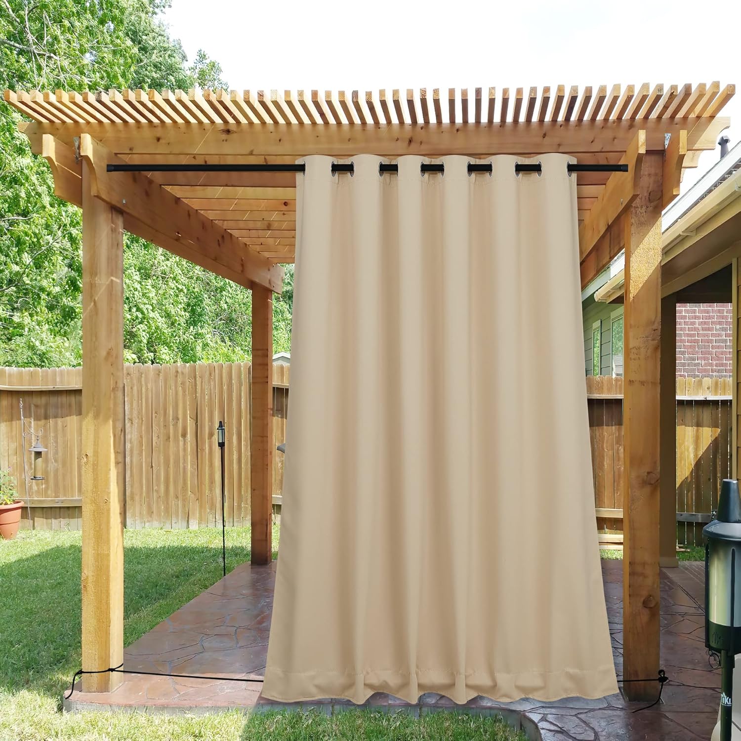 NICETOWN Weighted Blackout Curtains for Patio Waterproof Design