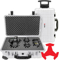 22 in Carry-On Roller Hard Case with 2 RAGAR Foam Layers - White