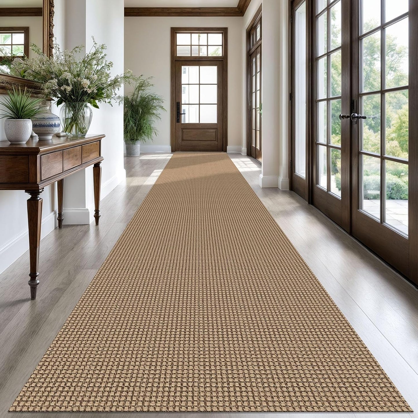 KOZYFLY Extra Long Runners for Hallways - 3x20 ft Non Slip Rug