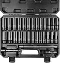 1/2 in Drive Deep Impact Socket Set 29pcs - Durable CR-V Kit