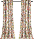 Grandmillennial Toile Curtains - Light Filtering 52 x 84 Panels