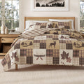 Lodge Bedspread Full/Queen Quilt Set - Rustic All-Season Comfort