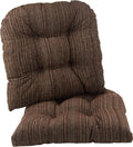 Klear Vu Gripper Overstuffed Chenille Dining Chair Cushions