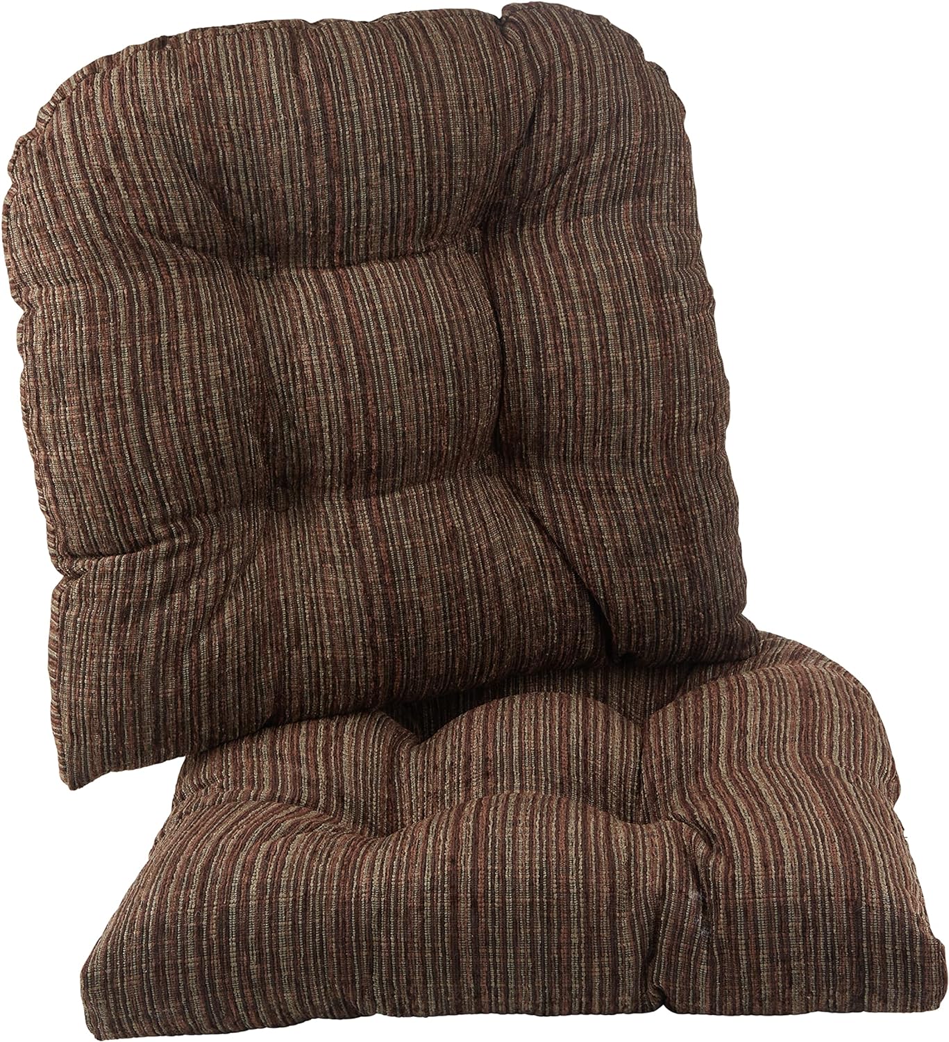 Klear Vu Gripper Overstuffed Dining Chair Cushions for Comfort