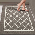 BEQHAUSE Kitchen Rug 32x48 in Brown - Non Slip Washable Mat