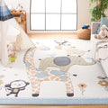 SAFAVIEH Carousel Kids Area Rug 9 ft x 12 ft - Durable Playroom Rug