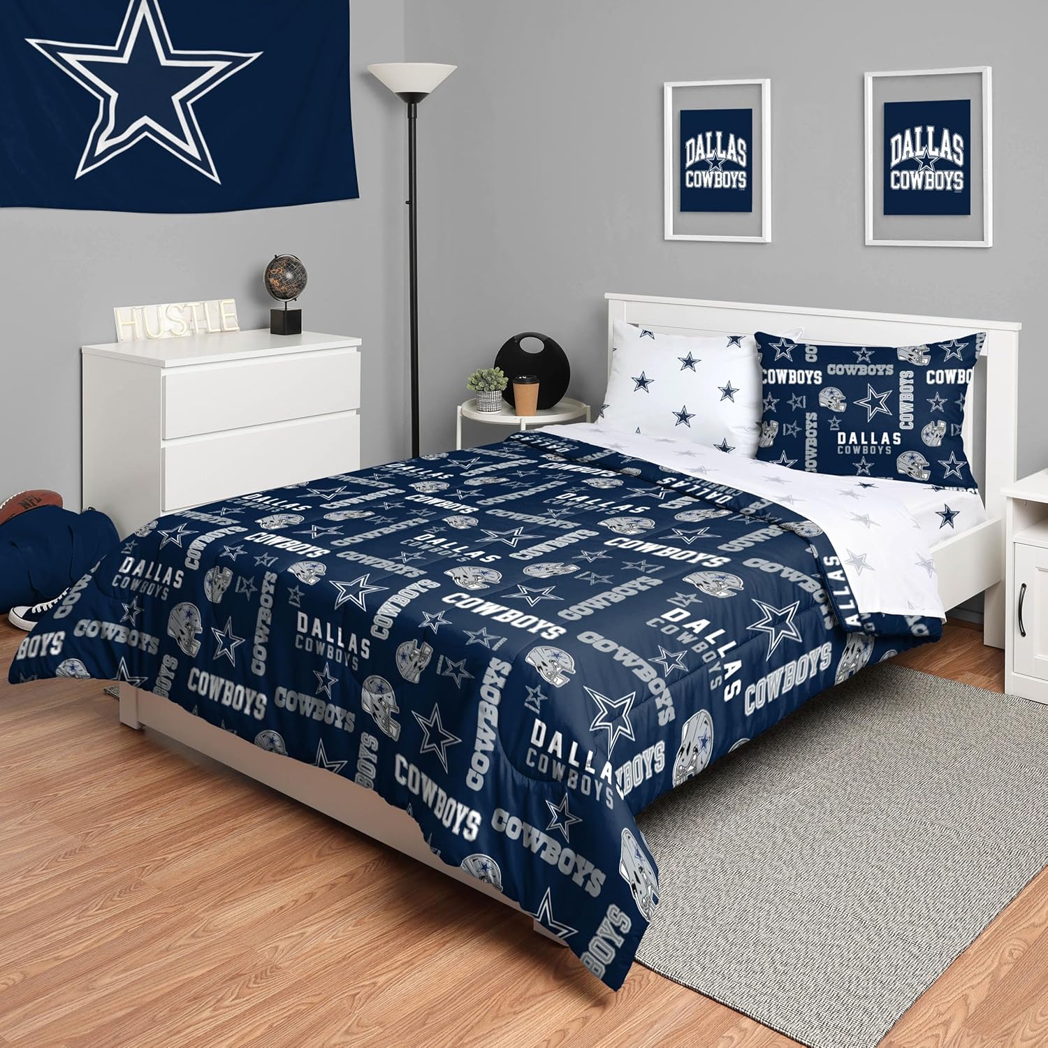 NFL Team Logo Bed in a Bag Comforter Set for Ultimate Fans