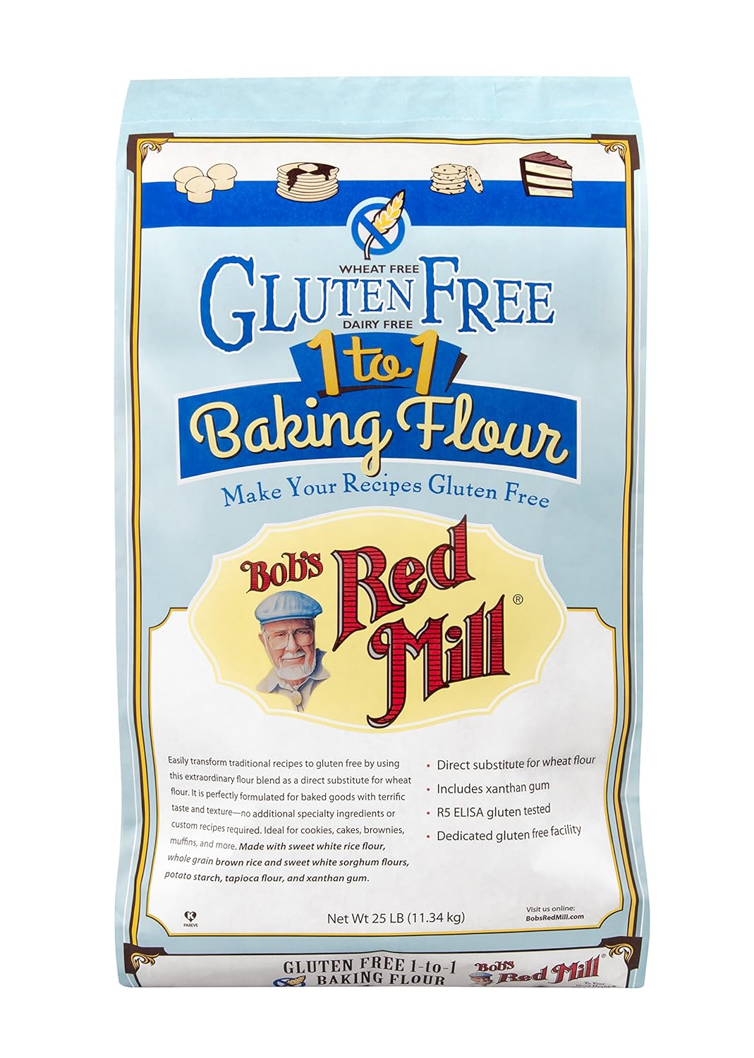 Gluten Free 1-to-1 Baking Flour for Easy Baking Success