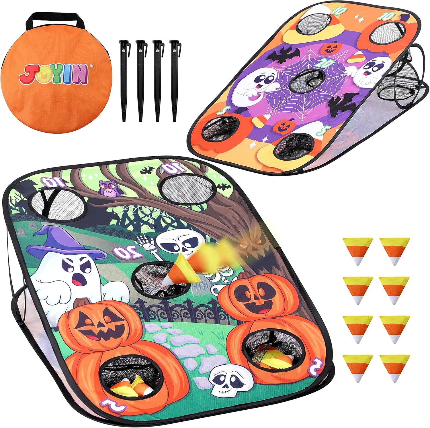 Halloween Toss Game Board for Kids Outdoor Fun and Activities