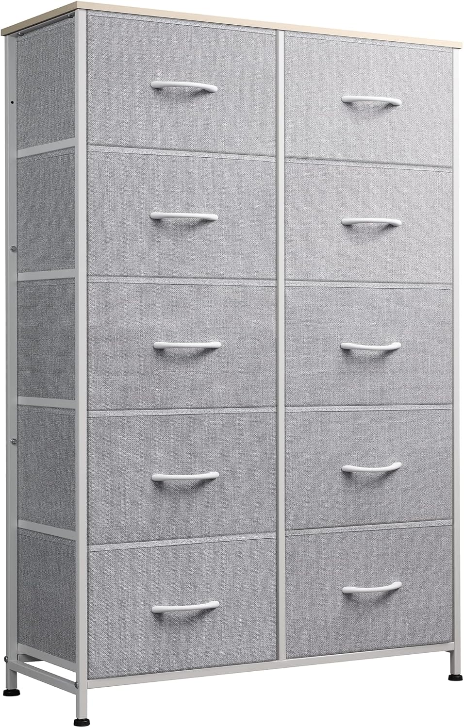 WLIVE Tall Dresser with 10 Drawers for Bedroom Storage Solutions