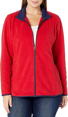 Classic-Fit Full-Zip Polar Soft Fleece Jacket for Women