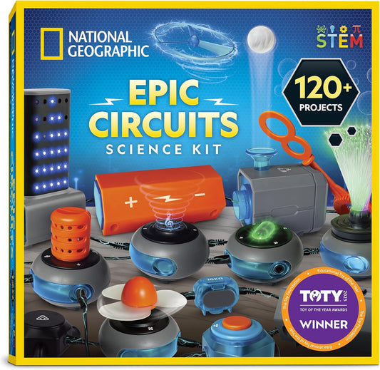 National Geographic Circuit Maker Kit - Fun Electronics Kit for Kids