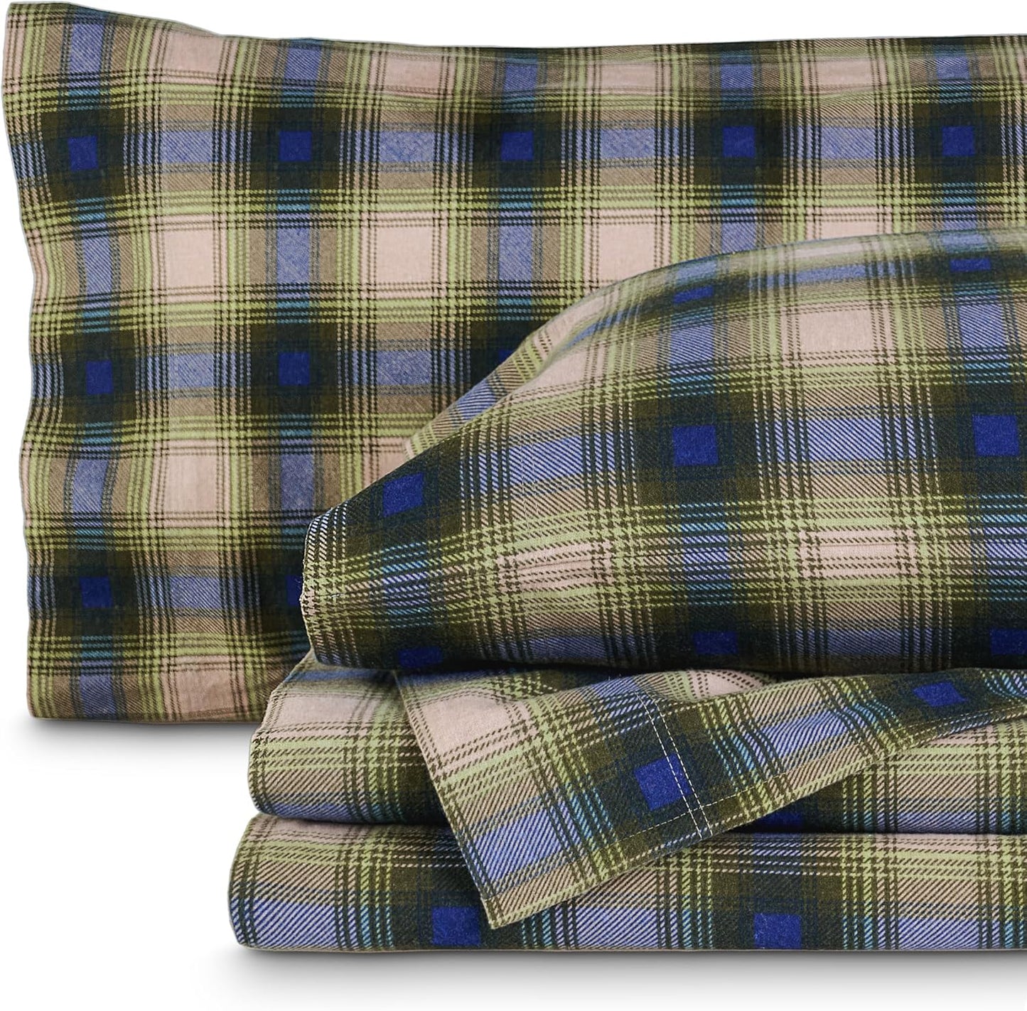 Bare Home Cotton Flannel Sheet Set for Cozy Winter Comfort