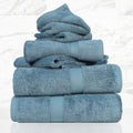 Superior Egyptian Cotton Pile 6 Piece Towel Set - Thick Plush Luxury
