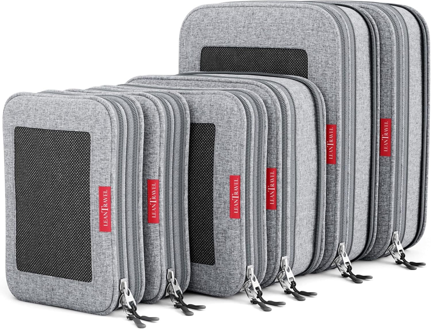 Compression Packing Cubes for Travel Organizers by LeanTravel