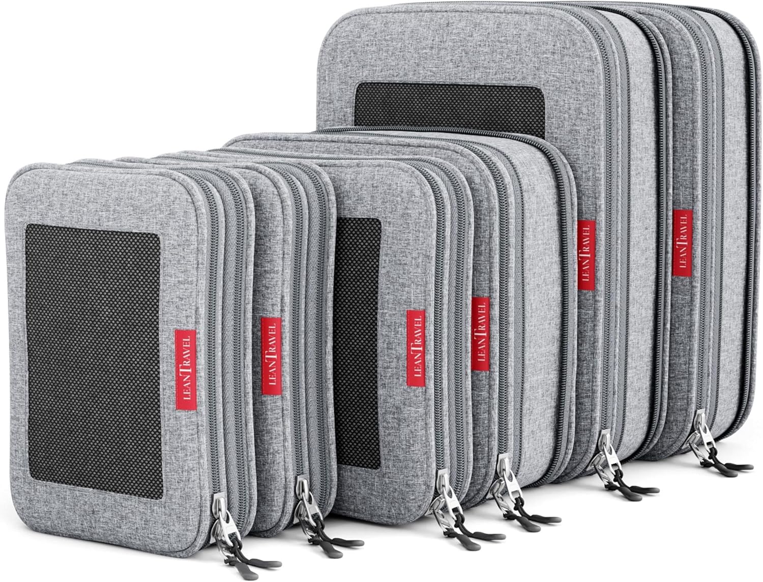 Compression Packing Cubes for Travel Organizers by LeanTravel
