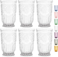 Yungala Highball Glasses set of 6 Vintage Glassware - Elegant