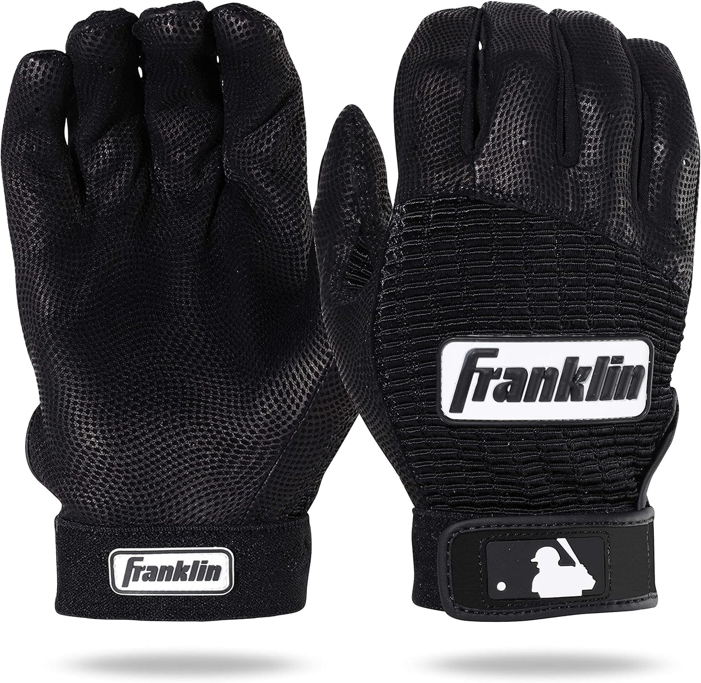 Franklin Sports MLB Baseball Batting Gloves for Ultimate Grip