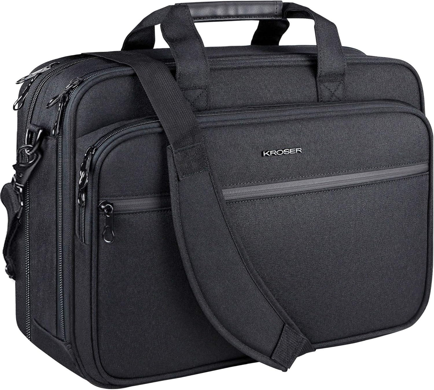 KROSER Laptop Bag Premium Briefcase for 17.3 Inch Laptops