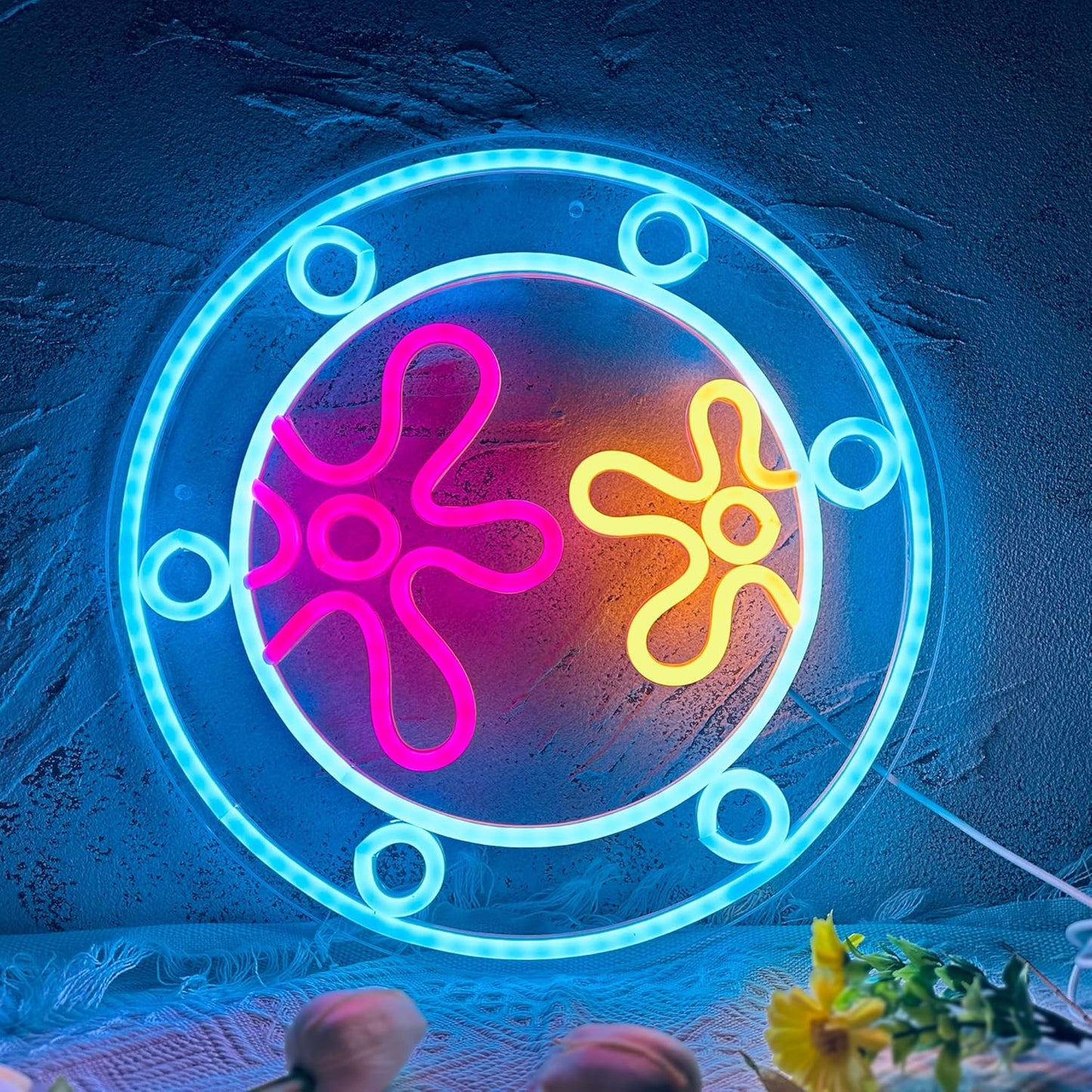 Ocean World Porthole Neon Lights for Unique Wall Decor