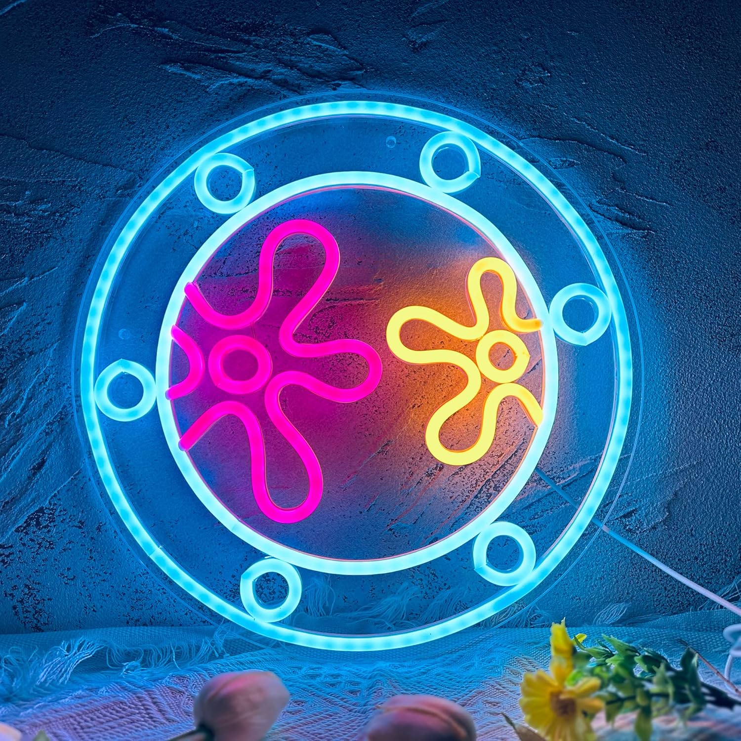 Ocean World Porthole Neon Lights for Unique Wall Decor
