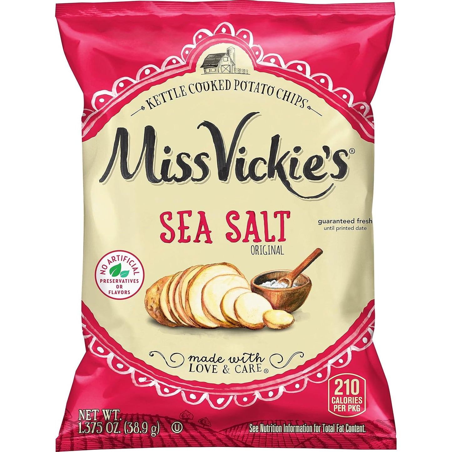 Miss Vickie's Original Flavored Potato Chips, 28 Count Pack