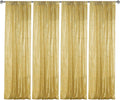 Sugargirl Gold Sequin Backdrop Curtain 4 Panels - Sparkling Party Wall
