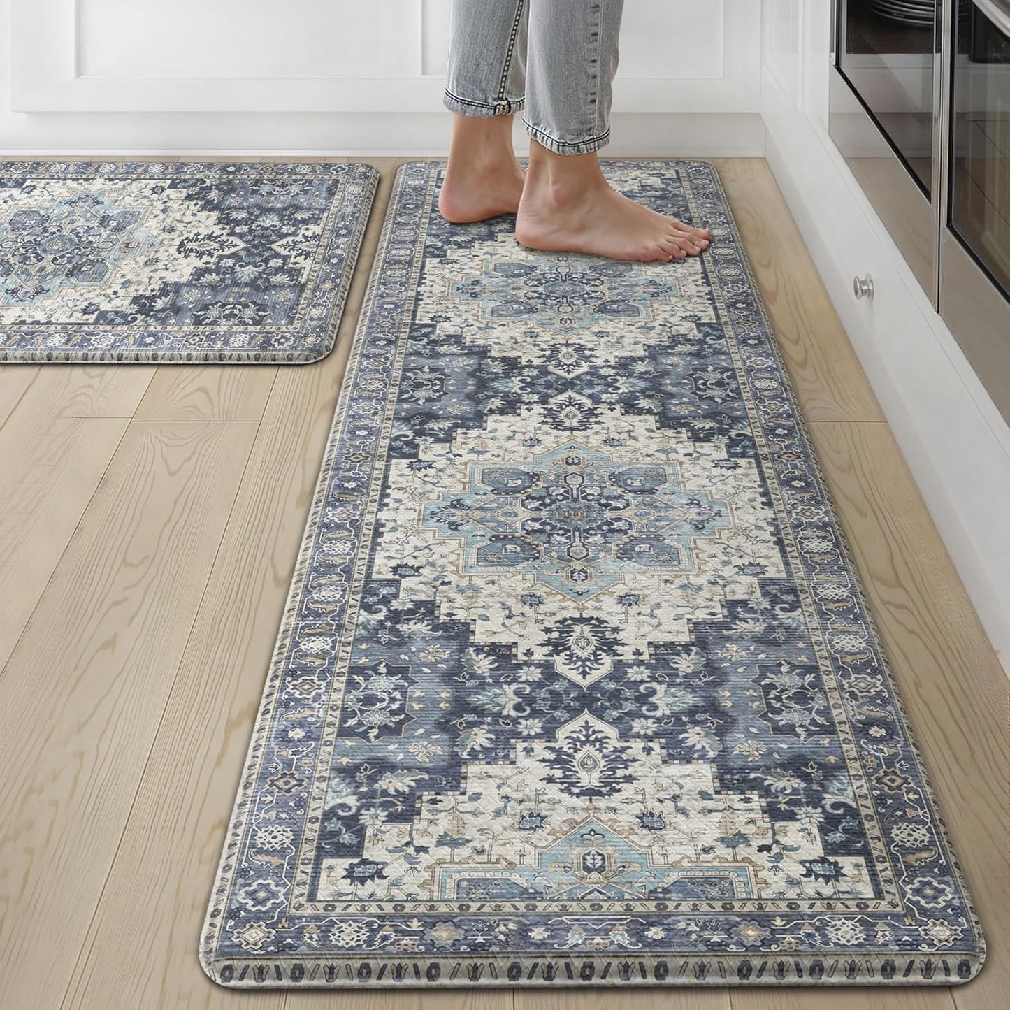 GENIMO Kitchen Mats for Floor: Stylish Anti Fatigue Comfort