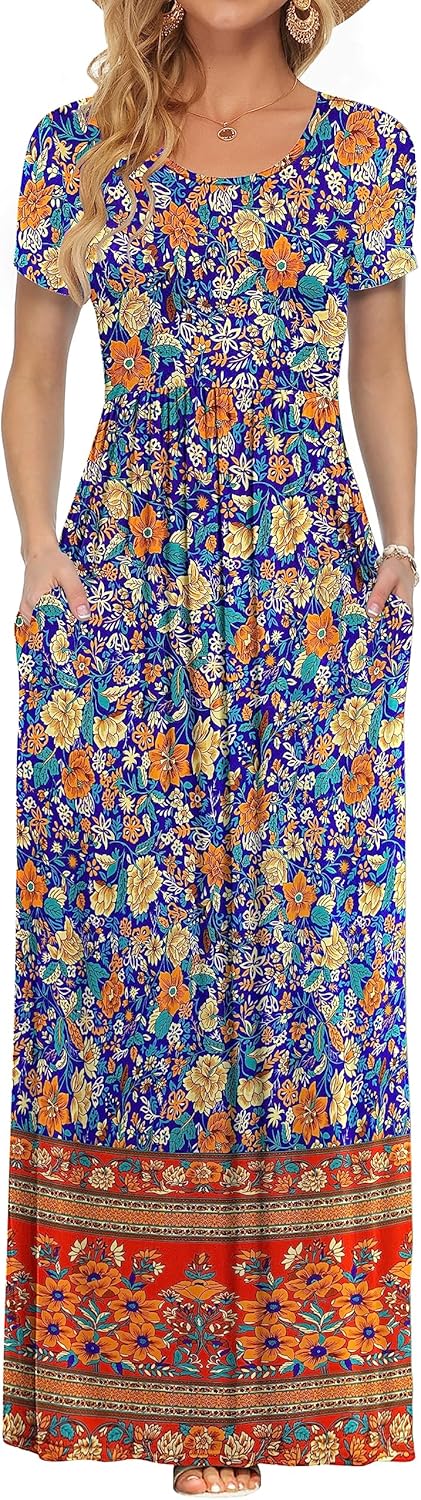 AUSELILY Women's Casual Maxi Dresses for Summer Style 2025