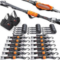 TorkStrap 14 ft x 1.5 in Self Tensioning Tie Down Straps - Faster than