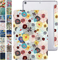 DuraSafe iPad 9.7 in Case Yarn Flowers - TriFold Clear Back