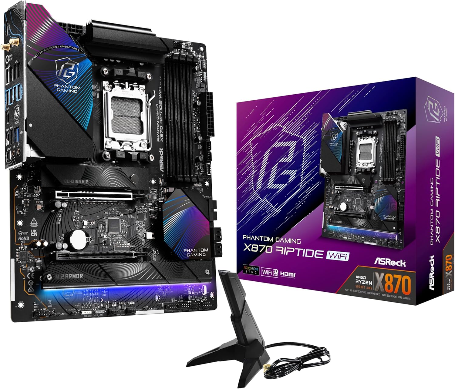 ASRock Phantom Gaming X870 Riptide WiFi 7 Motherboard Review