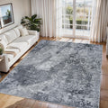 6x9 Area Rugs for Living Room: Abstract Non-Slip Carpet