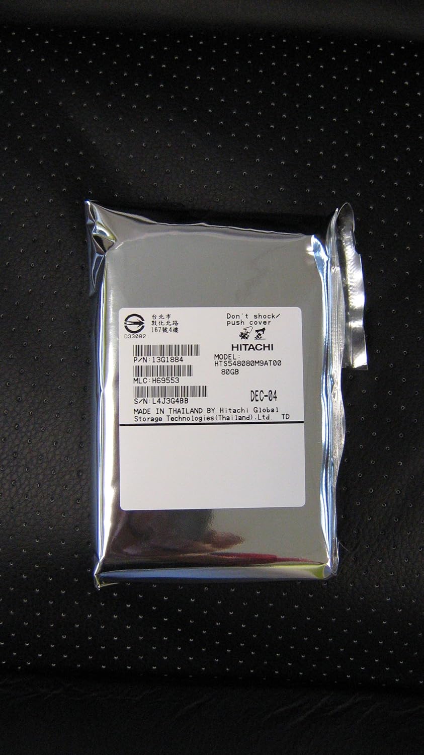 TRAVELSTAR 80GB Hitachi HTS548080M9AT00 2.5in ATA-100 Drive